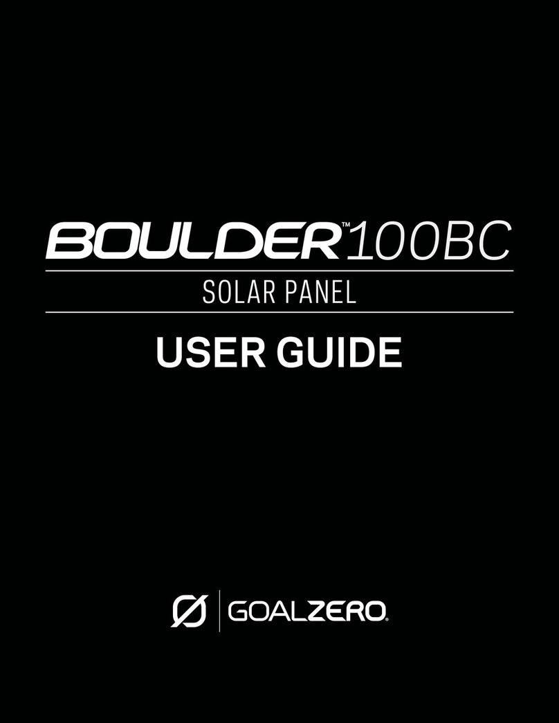 GOAL ZERO BOULDER 100BC User manual