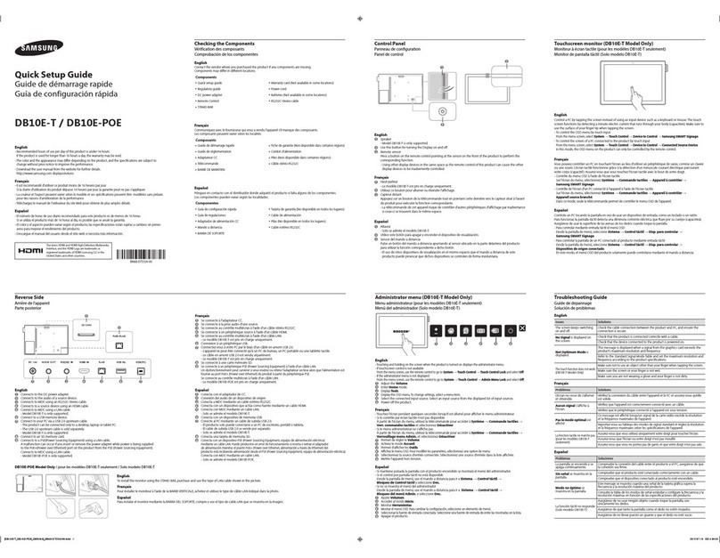Samsung DB10E-T User manual