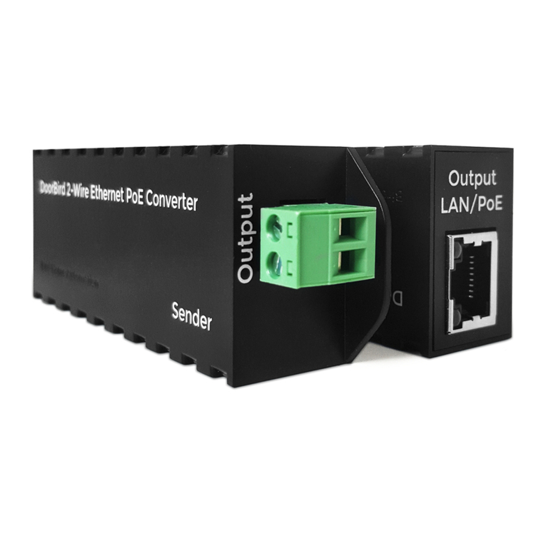 DoorBird A1071 Series installation manual