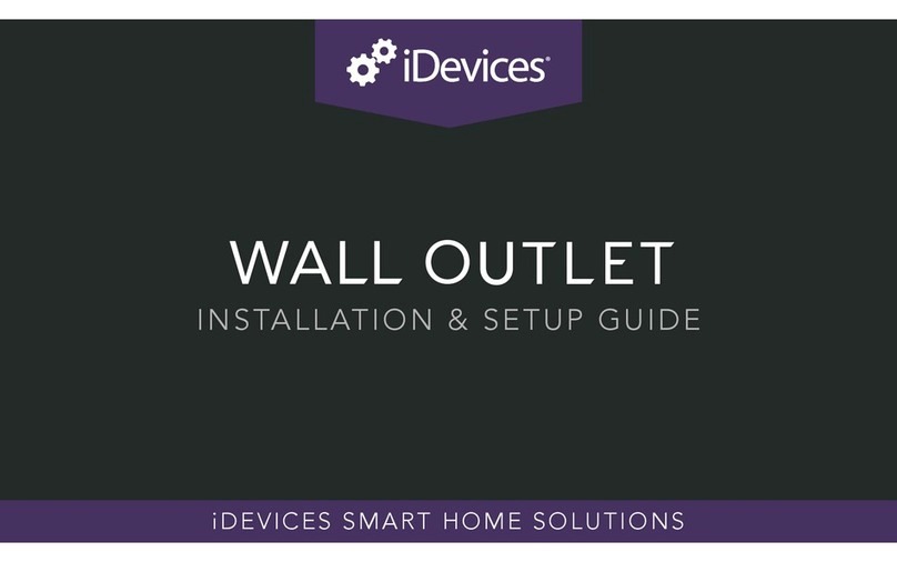 iDevices Wall Outlet Installation & setup guide
