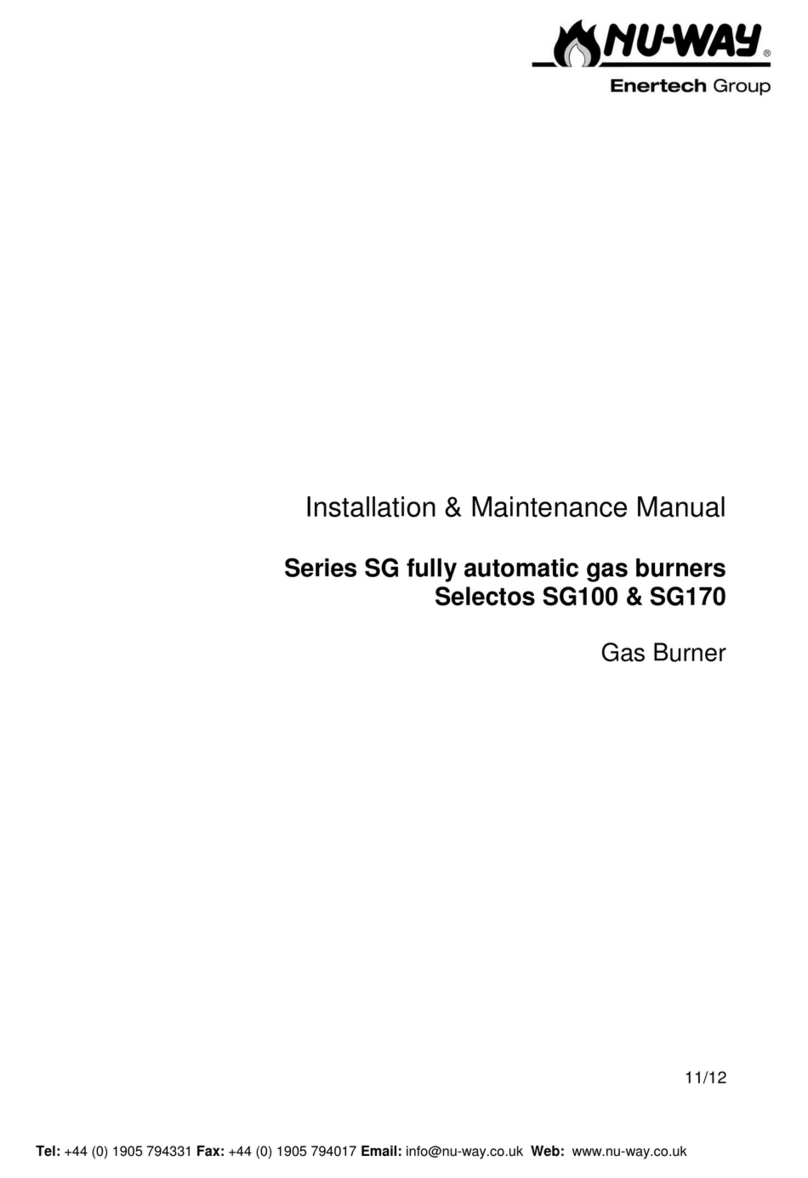 Nu-Way Selectos Installation & maintenance manual
