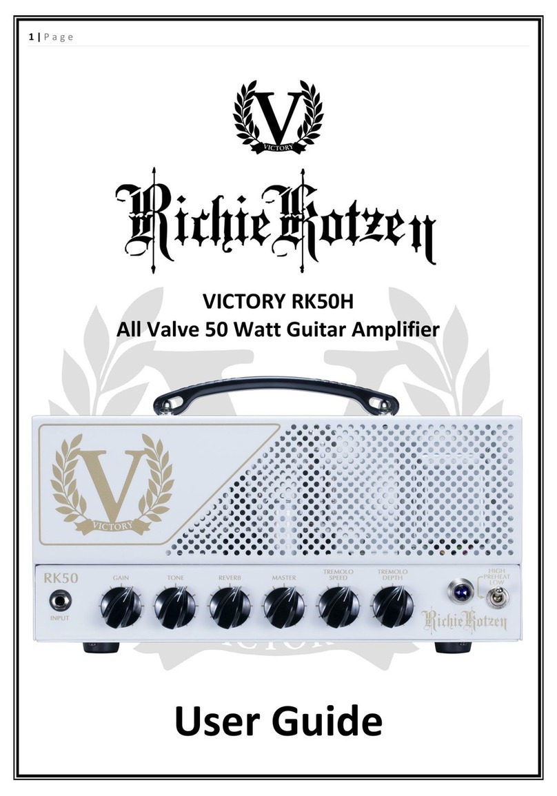 Richie Kotzen VICTORY RK50H User manual