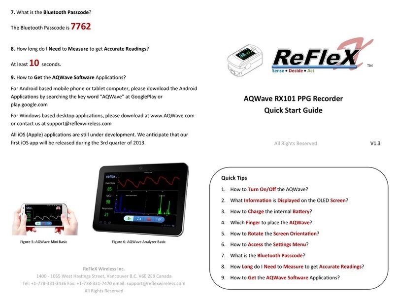 ReFleX Wireless AQWave RX101 quick start guide ReFleX Wireless AQWave RX101 quick start guide