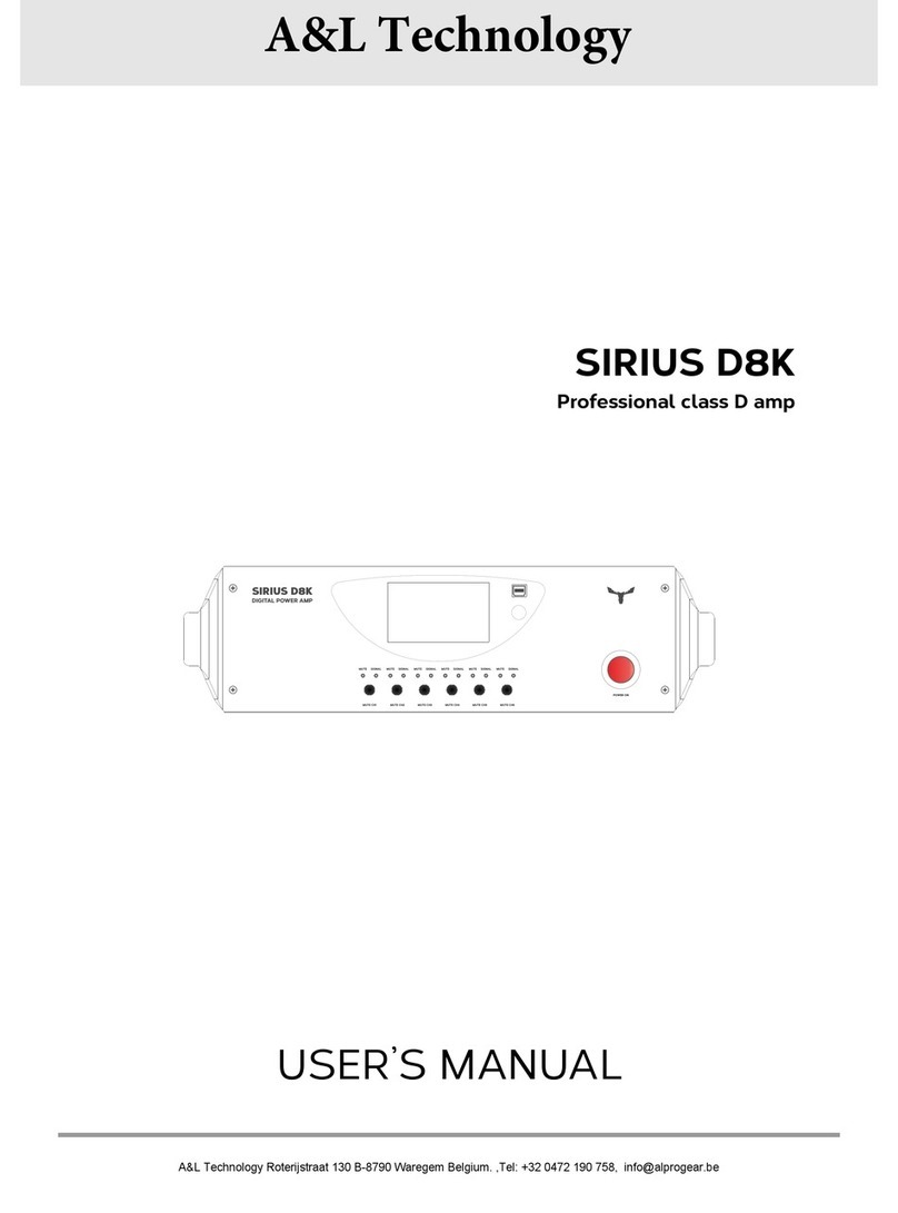 A&L Technology SIRIUS D8K user manual