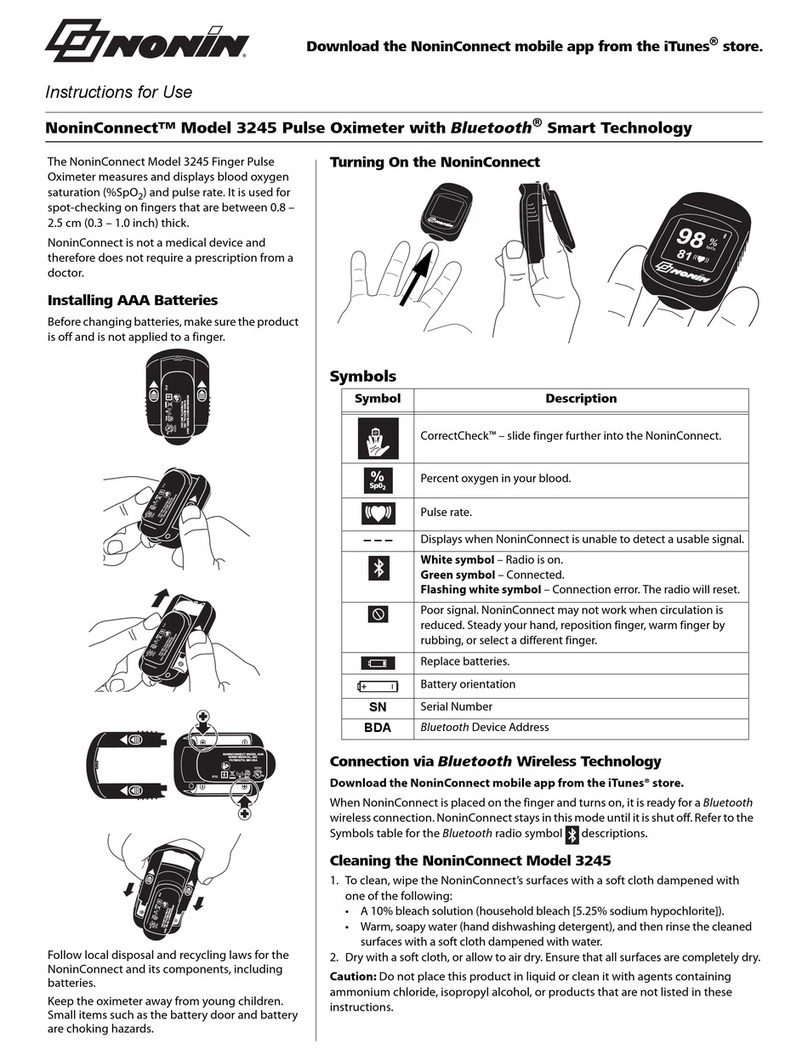 Nonin NoninConnect 3245 Instructions for use
