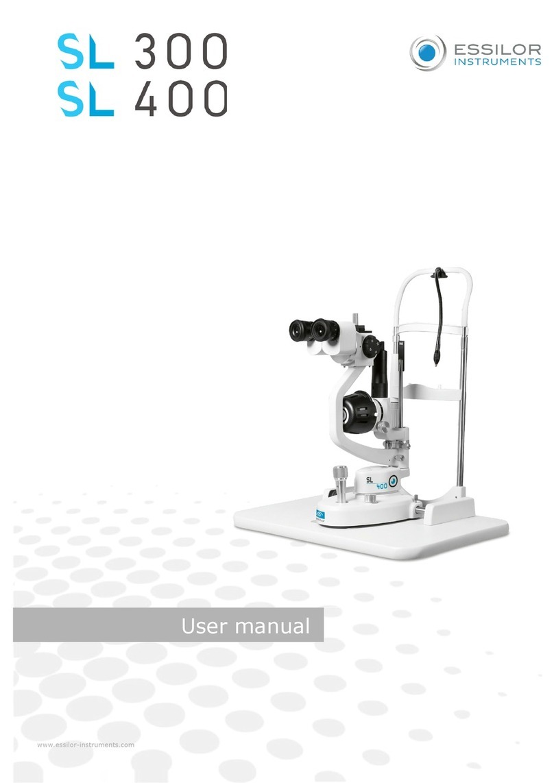 Essilor SL 300 user manual