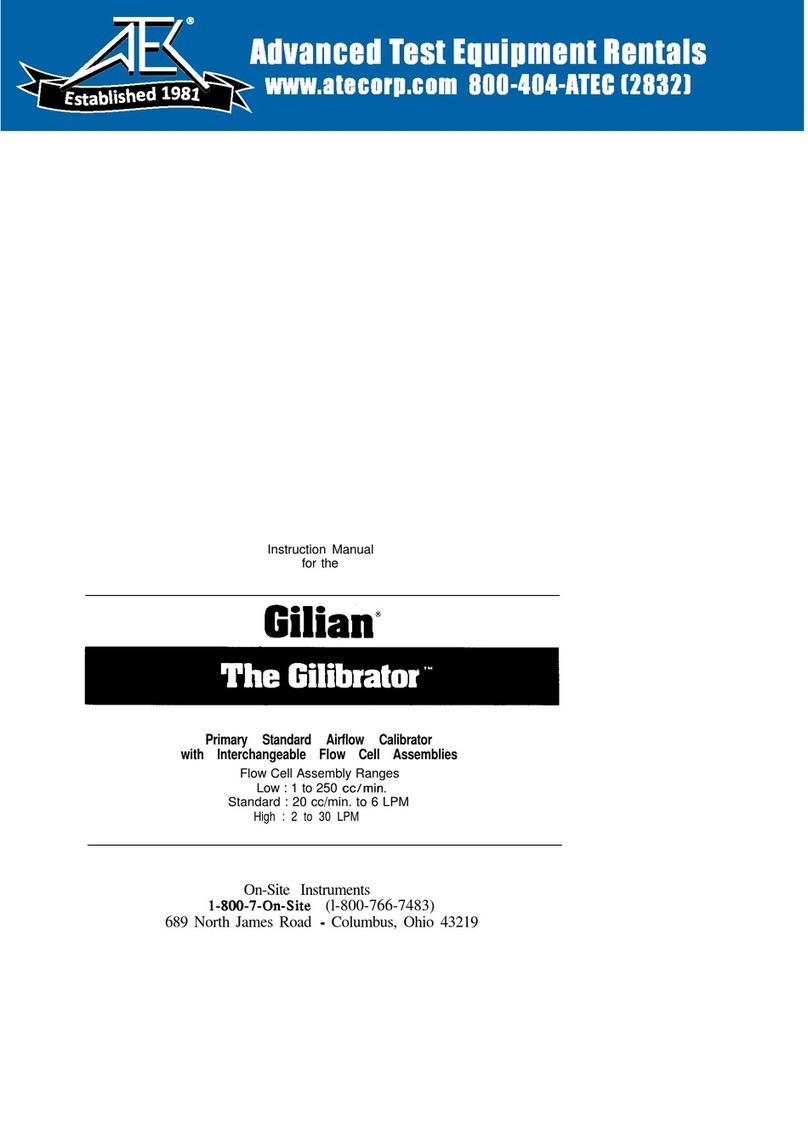 Gilian Gilibrator instruction manual