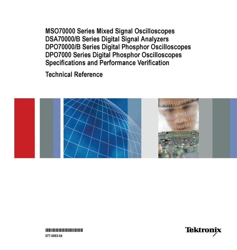 Tektronix DPO70000 Series Technical reference