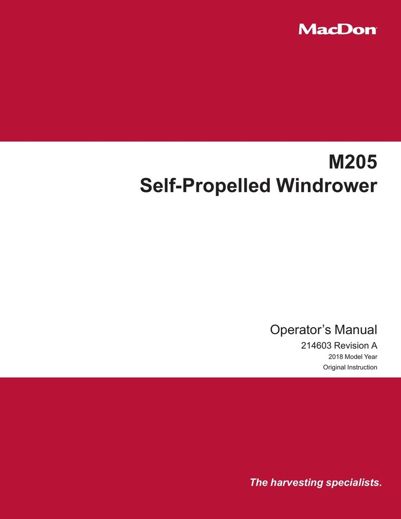 MacDon M205 User manual