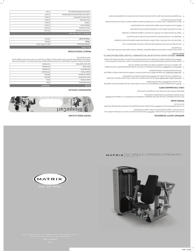 Matrix G7-S40 User manual