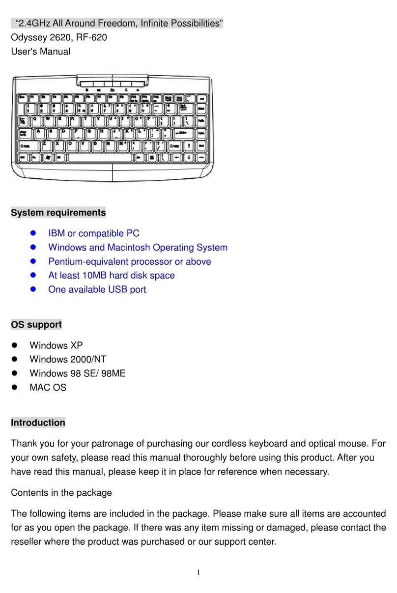 Zippy Tech. Odyssey 2620 User manual