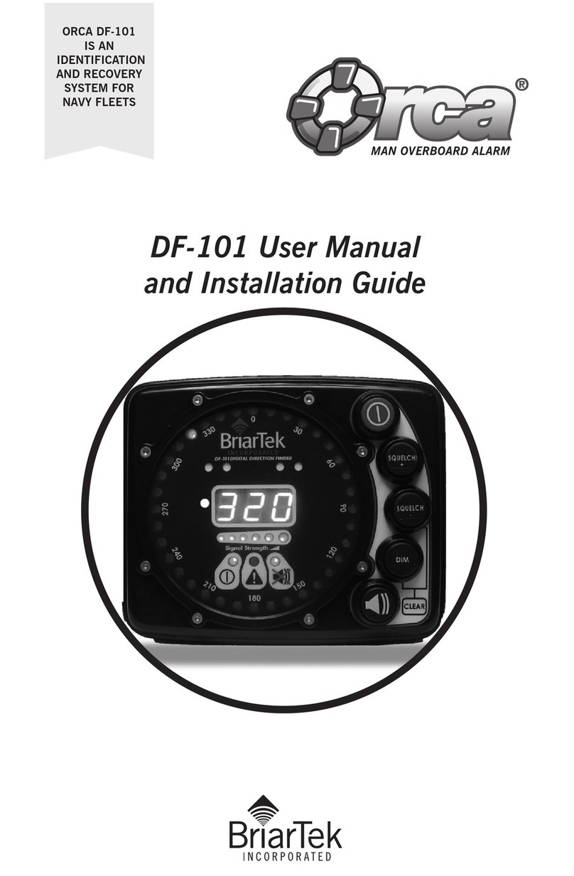 BriarTek Orca DF-101 User manual and installation guide