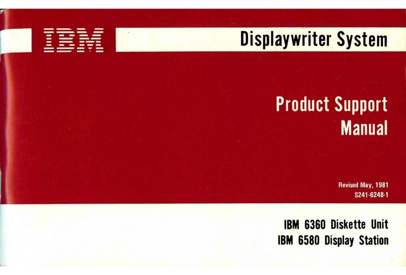 IBM 6580 Installation instructions