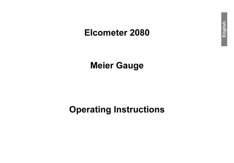 Elcometer 2080 User manual Elcometer 2080 User manual