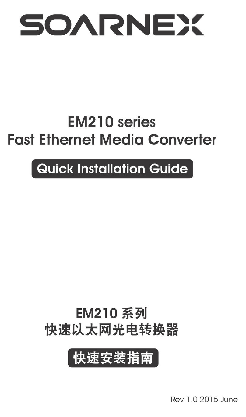 SOARNEX EM210 series Quick installation guide