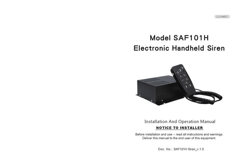Cell2 SAF101H User's installation and operation manual