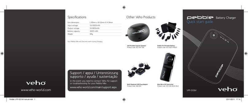 Veho Pebble Mini VPP-001M quick start guide