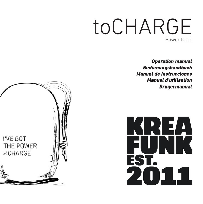 KREAFUNK toCharge Operation manual