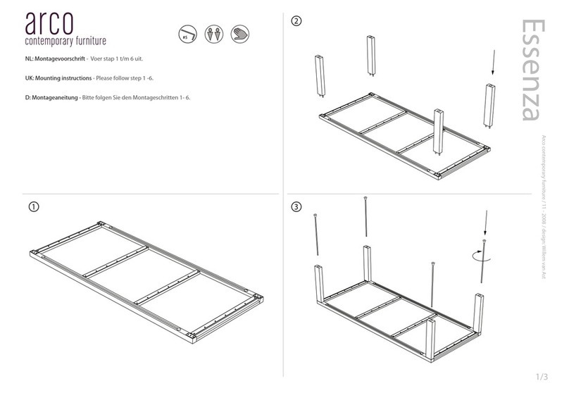 ARCO Essenza Mounting instructions