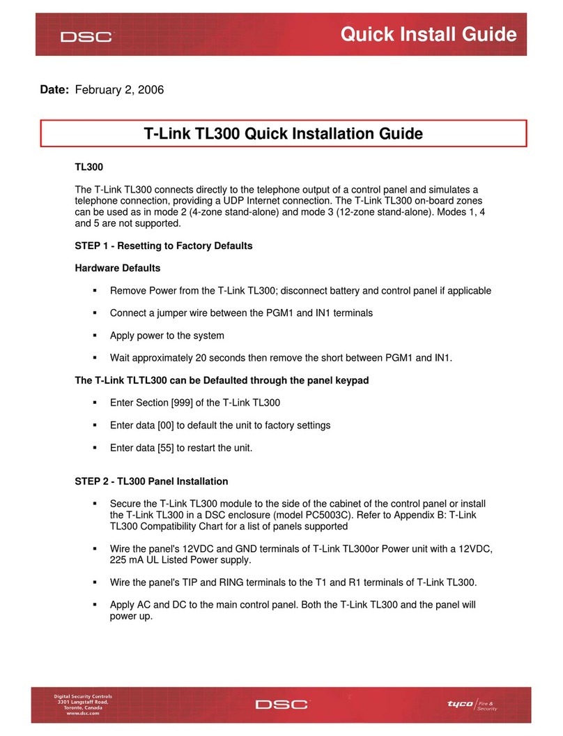 T-Link TL300 Quick install guide