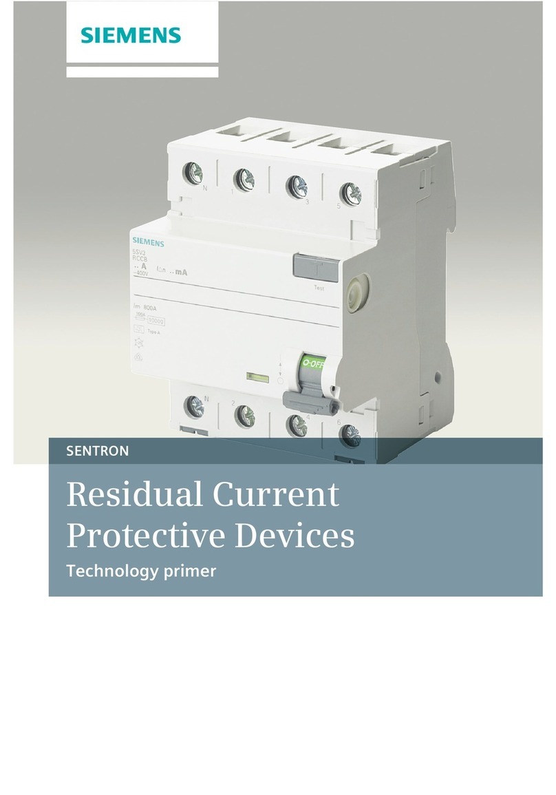 Siemens SENTRON instructions