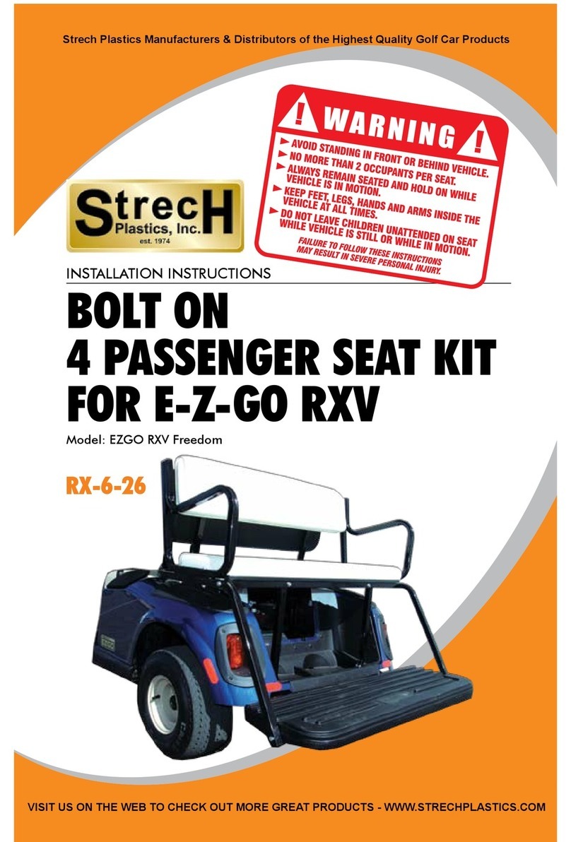 Strech Plastics RX-6-26 installation instructions Strech Plastics RX-6-26 installation instructions