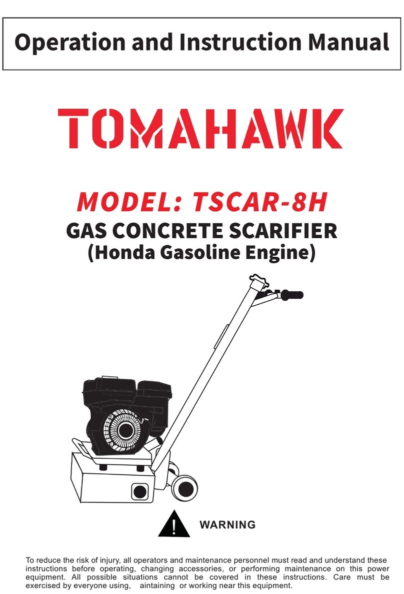 Tomahawk TSCAR-8H Operation and instruction manual