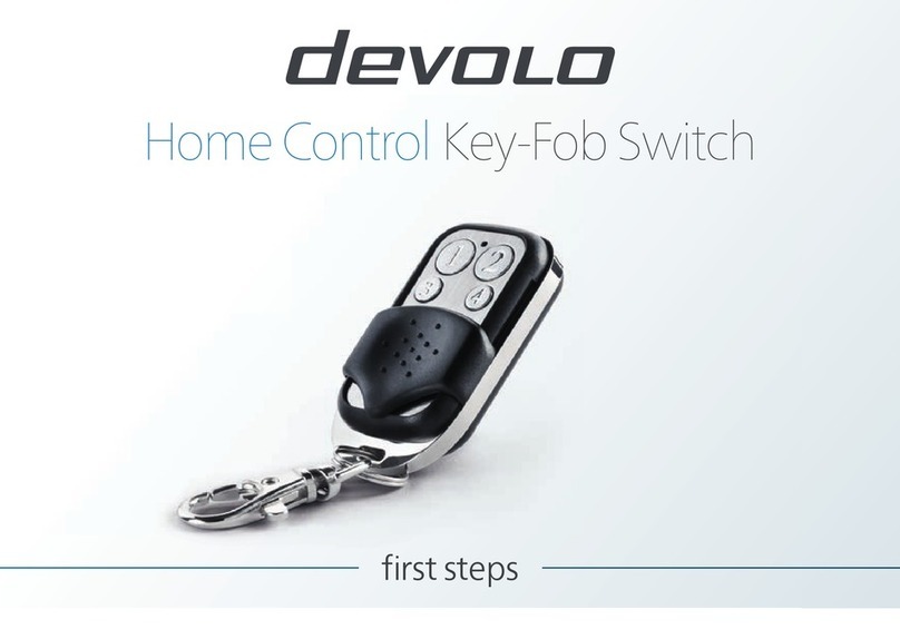 Devolo Home Control Key-Fob Switch User manual