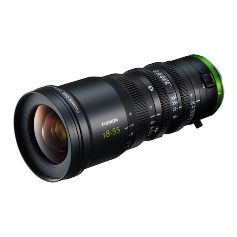 FujiFilm FUJINON MKX18-55mmT2.9 owner's manual