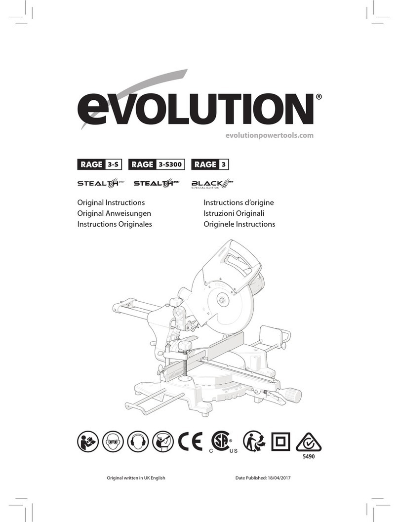 Evolution RAGE3-S 300 User manual
