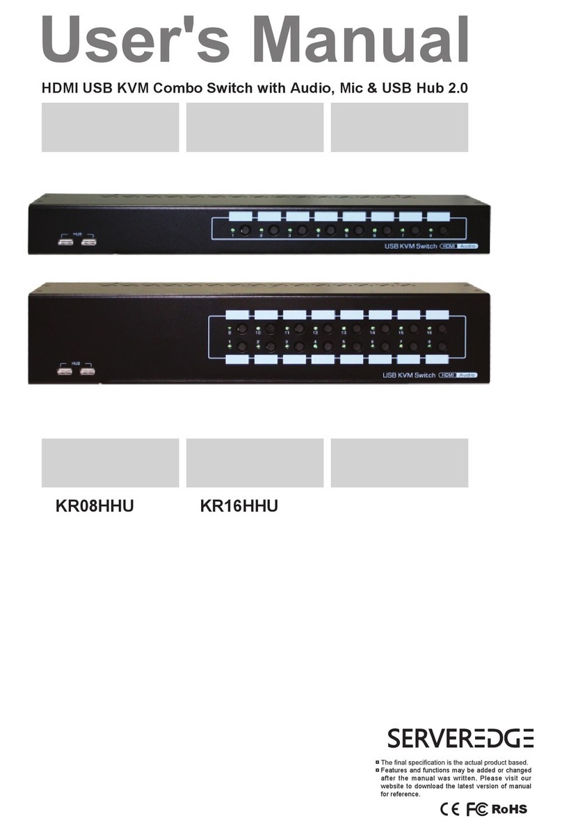 Serveredge KR16HHU Quick installation guide