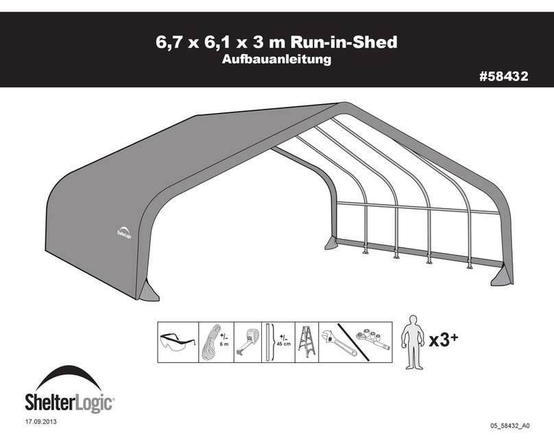 ShelterLogic 58432 Assembly & instruction manual