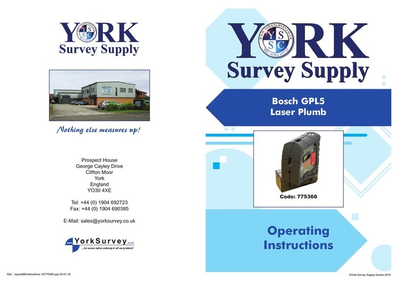 Bosch GPL 5 Professional operating instructions
