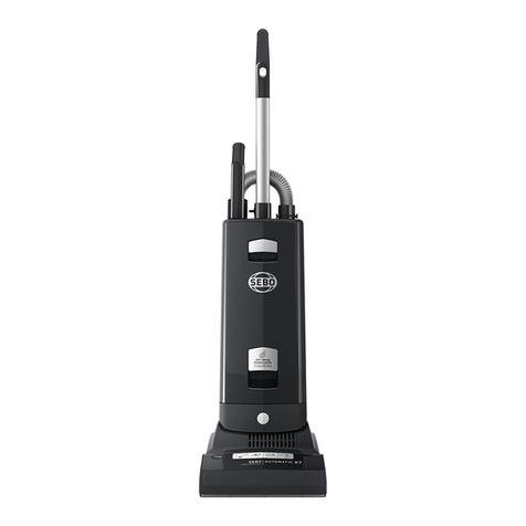 Sebo AUTOMATIC X7 User manual Sebo AUTOMATIC X7 User manual