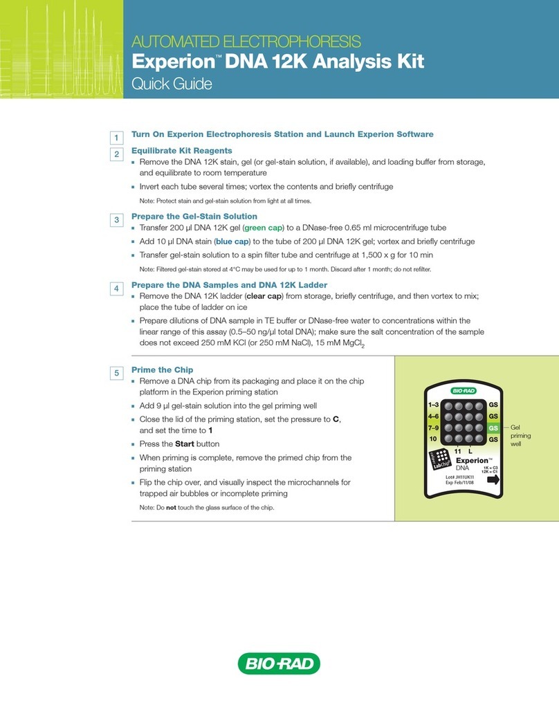 BIO RAD Experion User quick guide