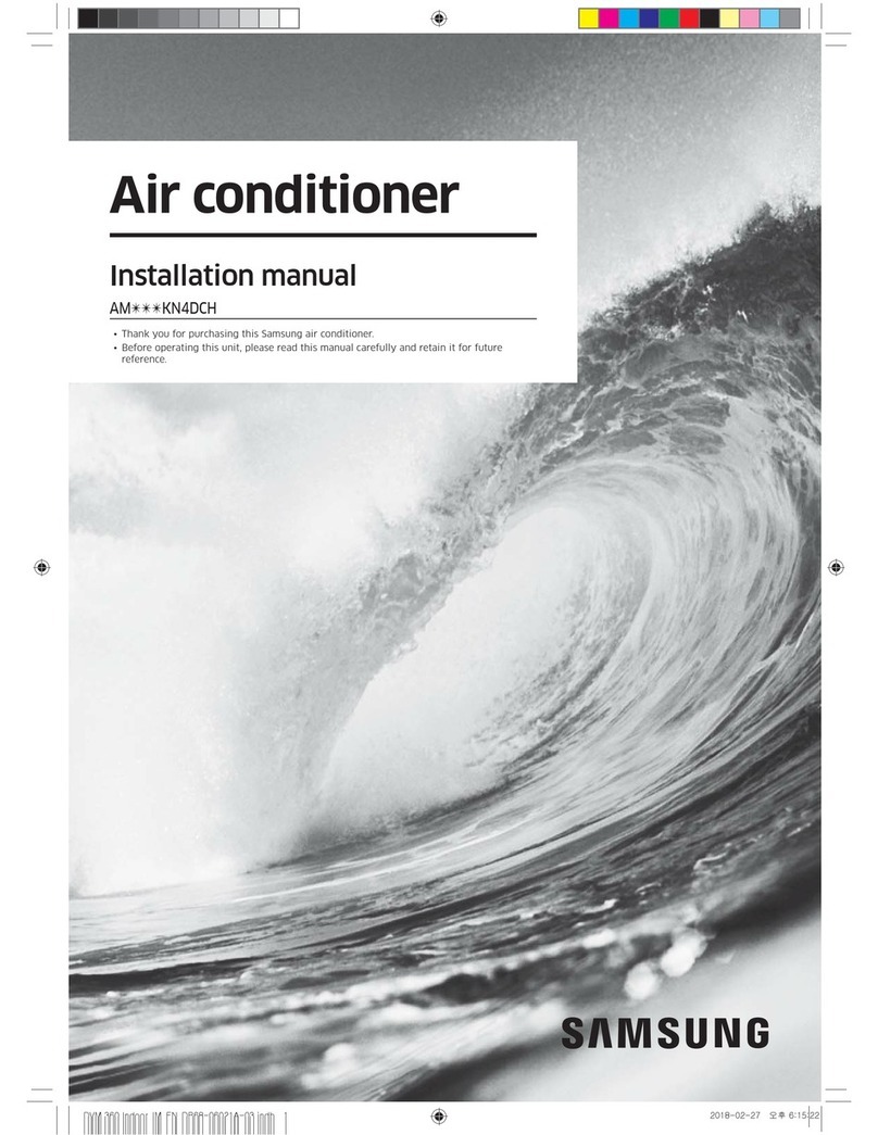 Samsung AM018KN4DCH User manual Samsung AM018KN4DCH User manual