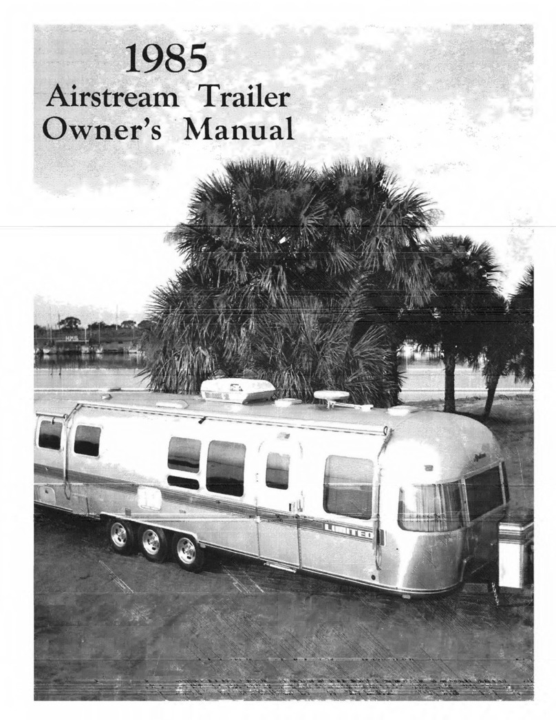 Airstream EXCELLA 1985 User manual
