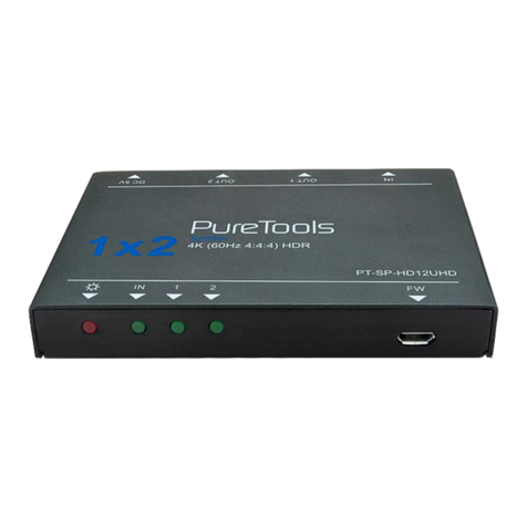 PureLink PureTools PT-SP-HD12UHD User manual