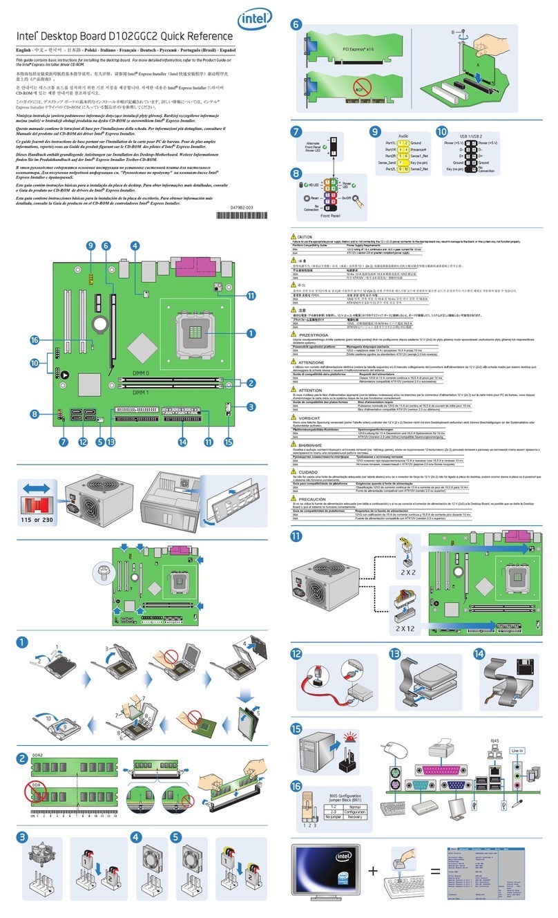 Intel D102GGC2 User manual