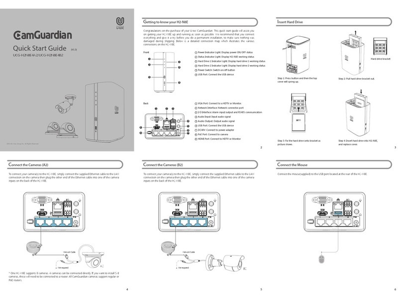 U-tec CamGuardian UCG-H2N8E4A2 quick start guide
