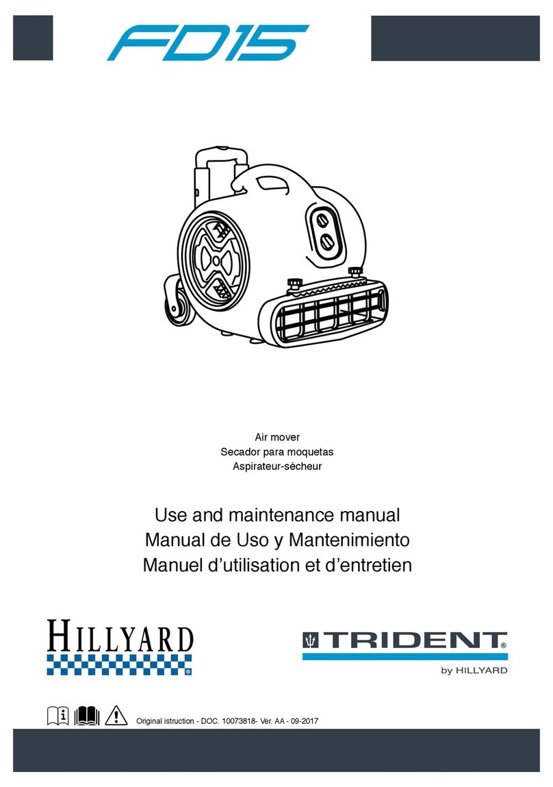 Trident FD15 Use and maintenance manual