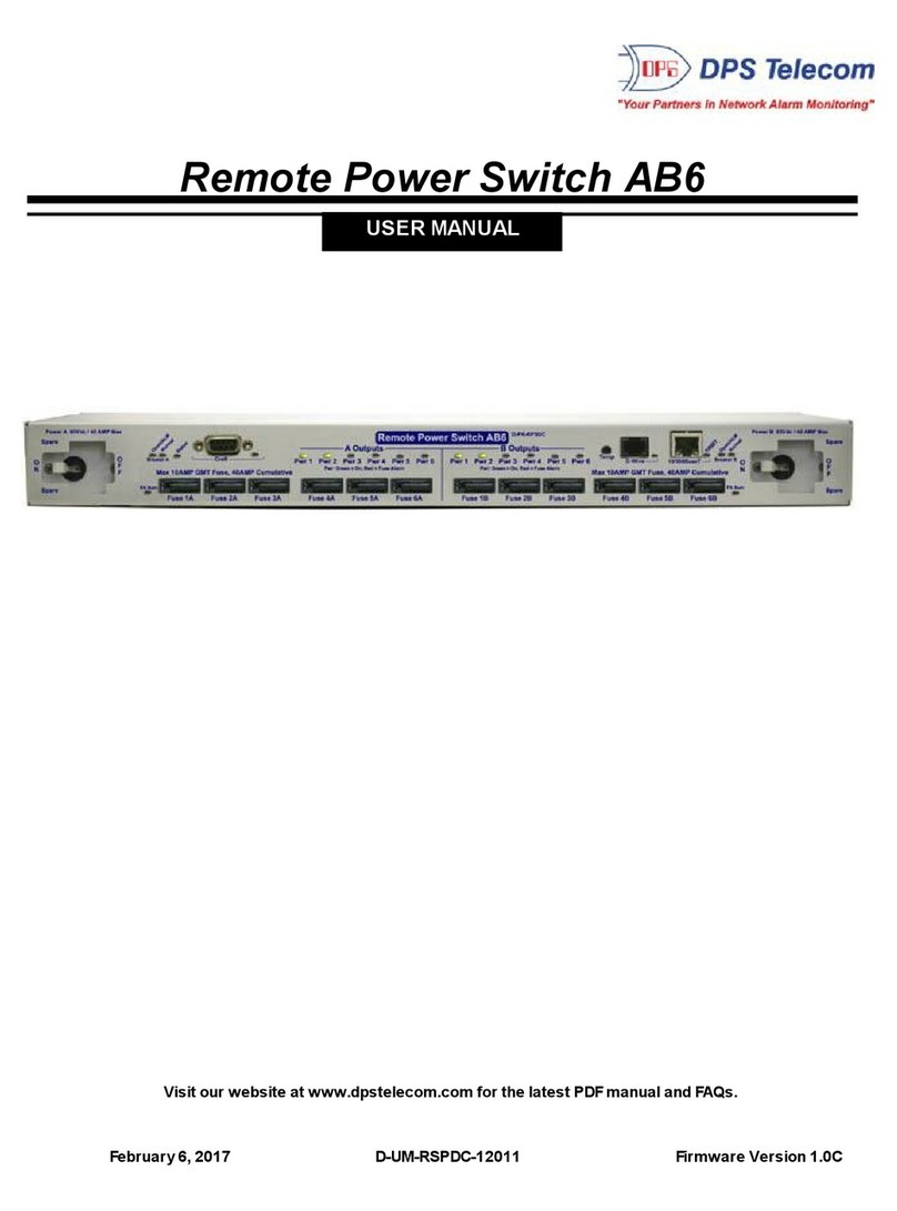 DPS Telecom RPS AB6 User manual