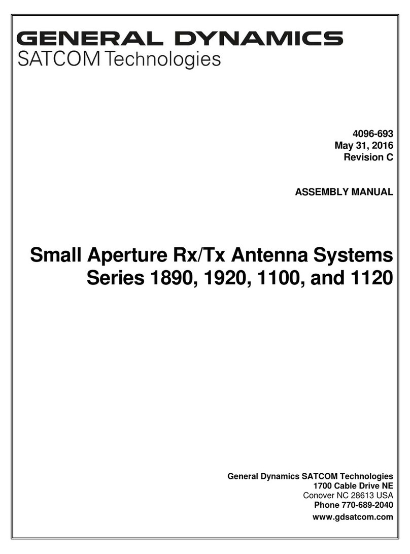 General Dynamics 1890 Series Assembly manual General Dynamics 1890 Series Assembly manual