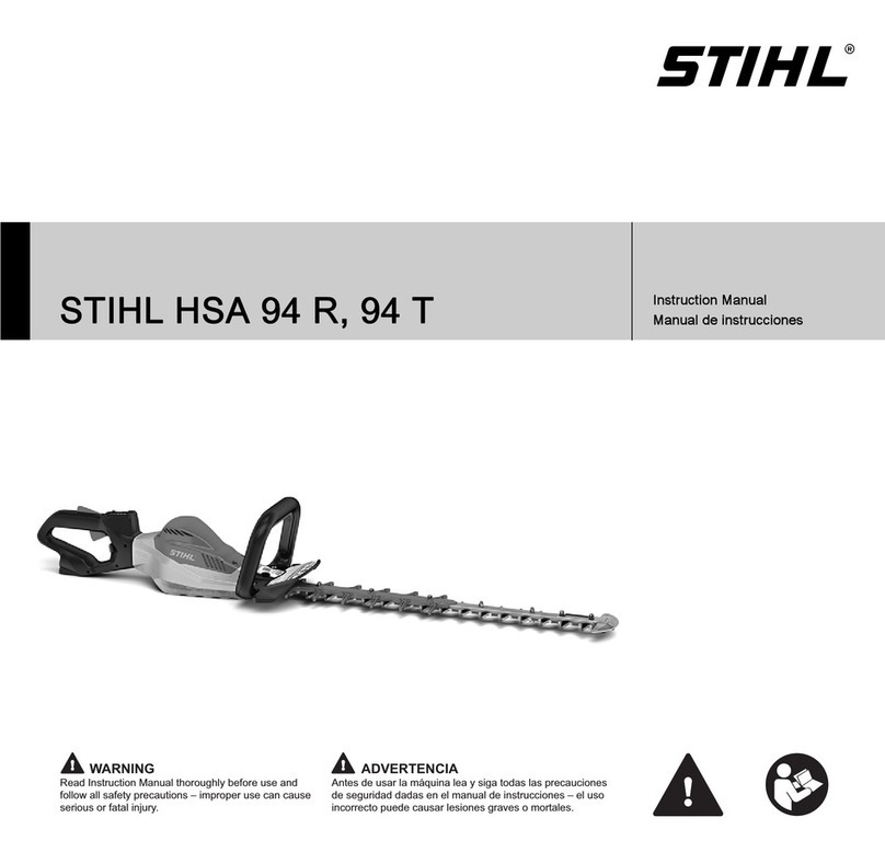 Stihl HSA 94 R User manual Stihl HSA 94 R User manual