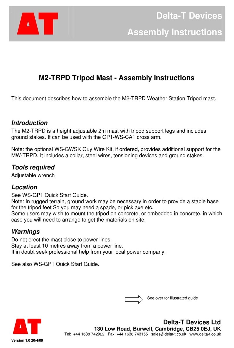 Delta-T M2-TRPD Assembly instructions Delta-T M2-TRPD Assembly instructions