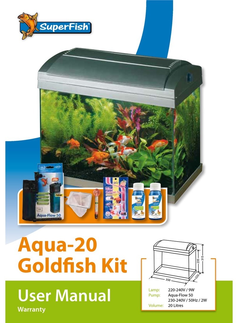 SuperFish Aqua 20 Goldfish Kit user manual