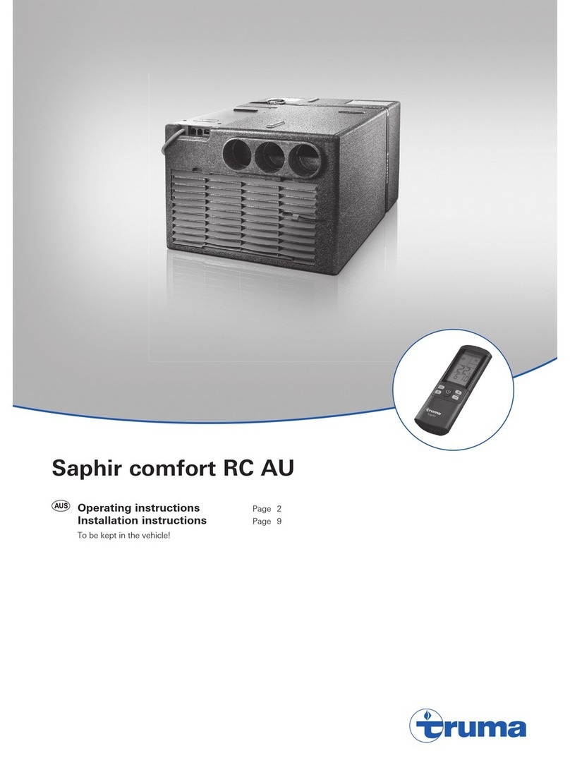Truma Saphir comfort RC AU User manual