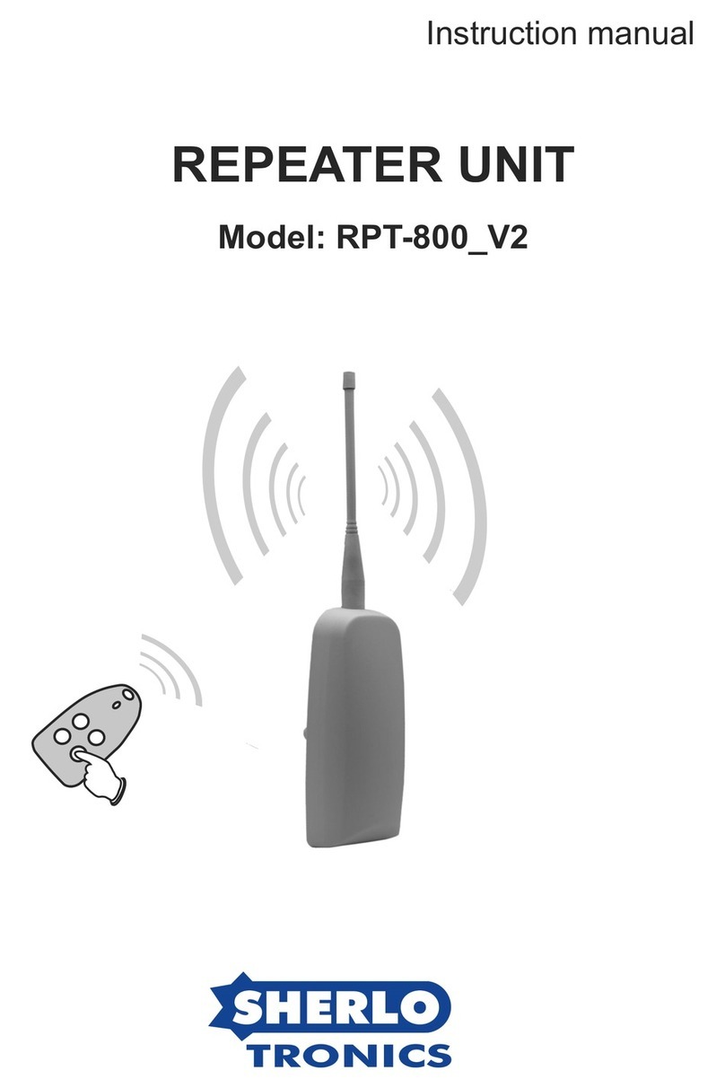 Sherlotronics RPT-800_V2 instruction manual