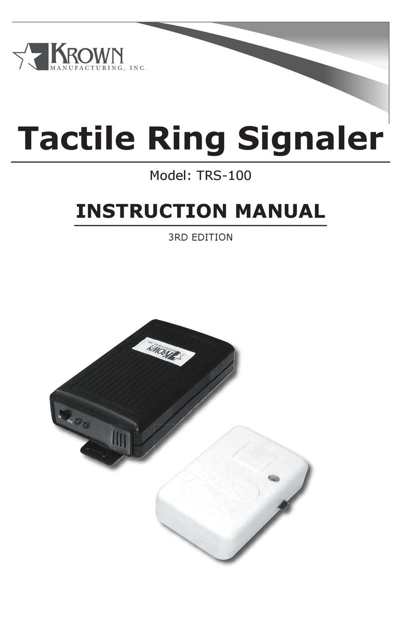 Krown TRS-100 instruction manual