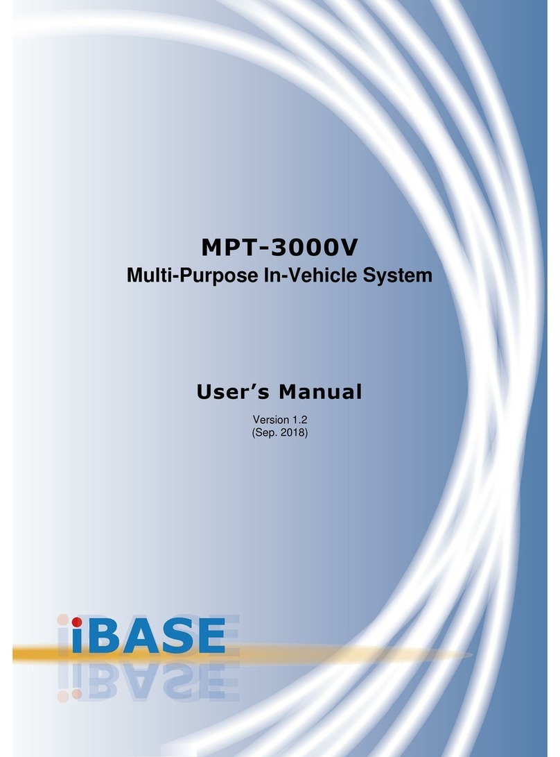 IBASE Technology MPT-3000V User manual